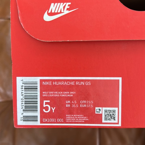 Nike Huarache Run GS 5Y - Picture 4 of 5